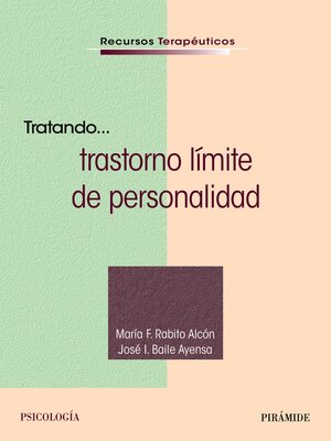 cover image of Tratando... trastorno límite de la personalidad